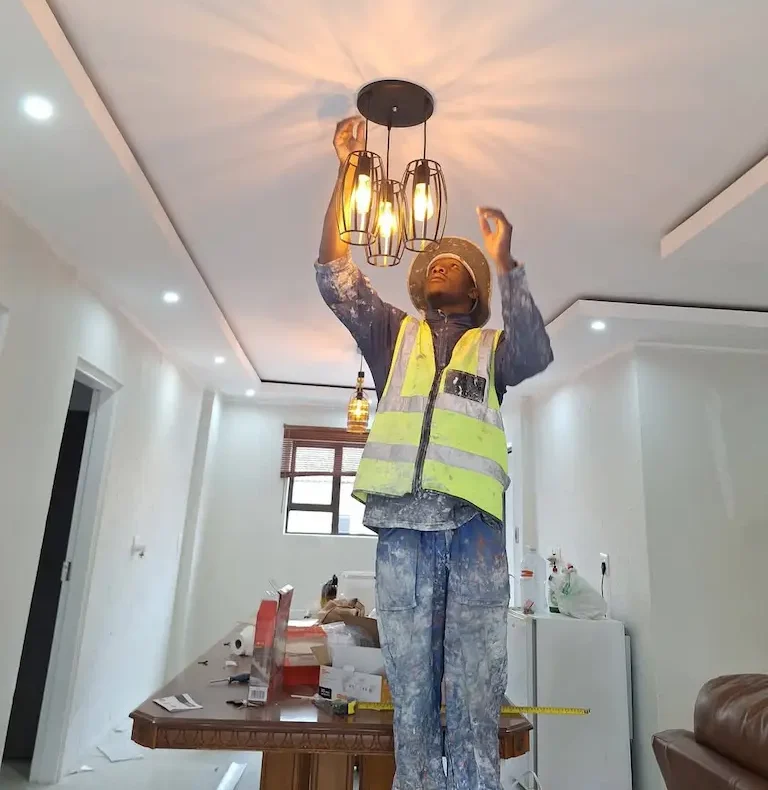 Ceiling Installation and Interior House Painting Project in Kyanja, Kampala Uganda